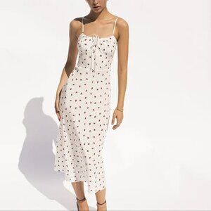 Realisation Par Alba White Strawberry Dress XXS